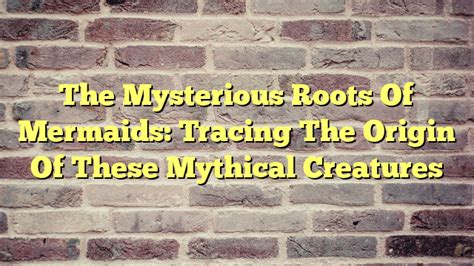 Mythical beasts and magical creatures